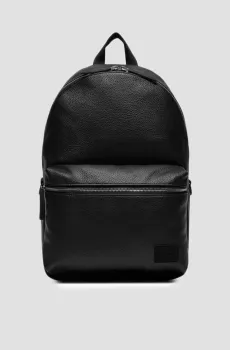 Мужской черный кожаный рюкзак Черный ONESIZE HUGO 50535693;001