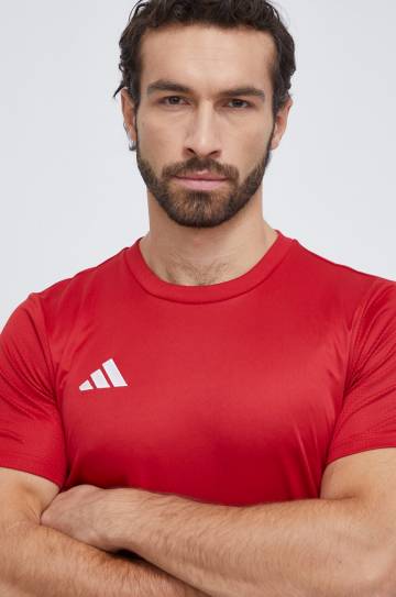 Футболка для тренинга adidas Performance Tabela 23 цвет красный с аппликацией Футболка для тренинга adidas Performance Tabela 23 цвет красный с аппликацией