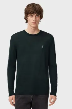 Мужской темно-зеленый шерстяной джемпер MODE Зеленый S AllSaints M002KZ