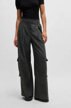 Женские темно-серые карго Серый 34 HUGO 50523016;021