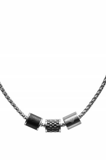 Цепочка Emporio Armani мужская цвет серебрянный Цепочка Emporio Armani мужская цвет серебрянный