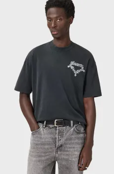 Мужская темно-серая футболка DRIP Серый L AllSaints M005PD