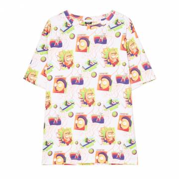 Cropp - Футболка з візерунком Rick and Morty - білий Cropp - Футболка з візерунком Rick and Morty - білий