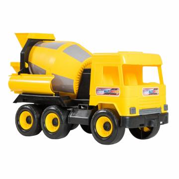 Машинка Tigres Middle truck Бетонозмішувач жовтий в коробці (39493) Машинка Tigres Middle truck Бетонозмішувач жовтий в коробці (39493)