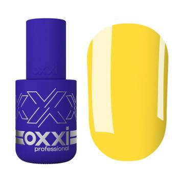 Гель-лак для ногтей Oxxi Professional 93 Желтый с едва заметными блестками, 10 мл