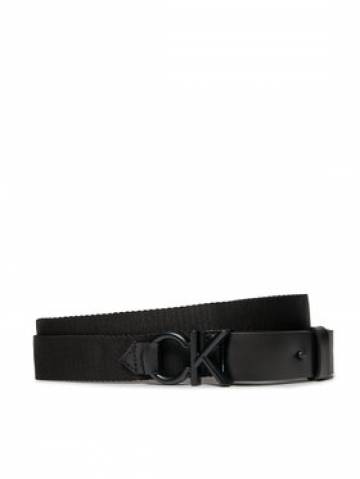 Calvin Klein Чоловічий ремінь Ck Metal Minimal Webbing 30Mm K50K511566 Чорний Calvin Klein Чоловічий ремінь Ck Metal Minimal Webbing 30Mm K50K511566 Чорний
