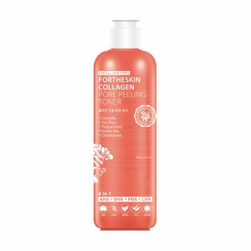Пилинг-тонер для лица Fortheskin Collagen Pore Peeling Toner с коллагеном, 280 мл Пилинг-тонер для лица Fortheskin Collagen Pore Peeling Toner с коллагеном, 280 мл