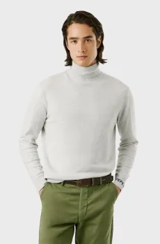 Мужской светло-серый гольф ANDRE TURTLE NECK Серый L Pepe Jeans PM7000011