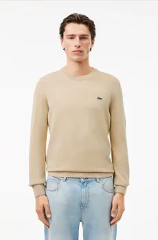 Мужской коричневый свитер Коричневый S Lacoste AH198502S