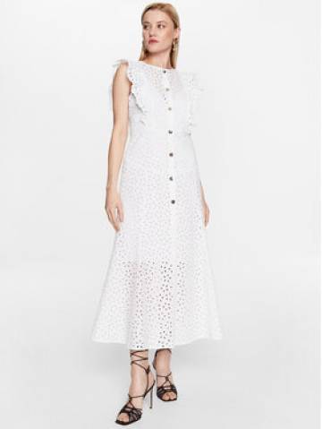 Pinko Повсякденна сукня 100912 A0Q4 Білий Regular Fit Pinko Повсякденна сукня 100912 A0Q4 Білий Regular Fit