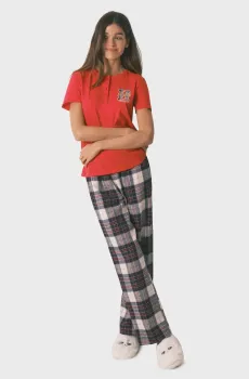 Женская пижама (футболка, брюки) Hogwarts Разноцветный M womensecret 3132259