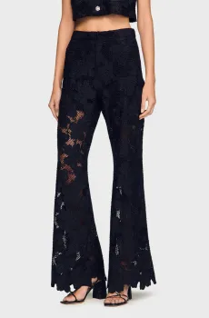 Женские черные брюки Черный 38 Sandro SFPPA01902_Black