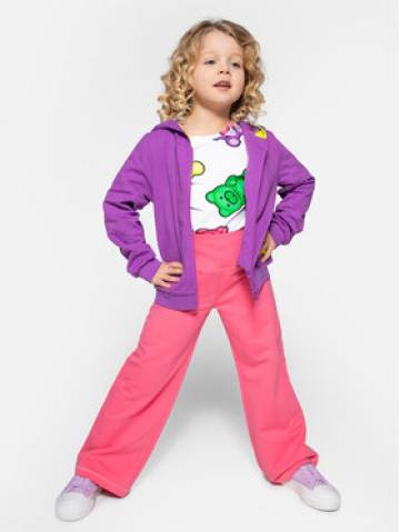 Coccodrillo Штани з тканини WC4122701JPK Рожевий Regular Fit Coccodrillo Штани з тканини WC4122701JPK Рожевий Regular Fit