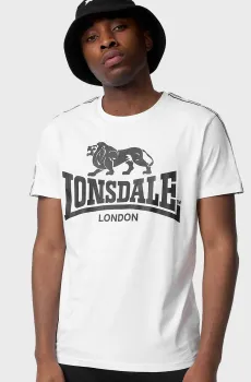 Мужская белая футболка SHEVIOCK Белый XL Lonsdale 114082