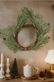 Декоративна штучна рослина - зелений