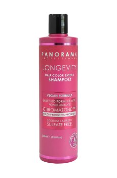 Безсульфатный шампунь Panorama Longevity Hair Color Extend Shampoo для сохранения цвета окрашенных волос, 350 мл