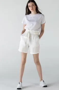 Женские белые шорты Белый 34 Lacoste GF010707B
