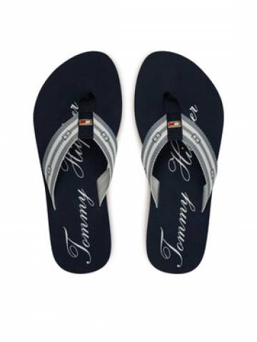 Tommy Hilfiger Вєтнамки Im Th Signature Beach Sandal FW0FW08369 Cиній