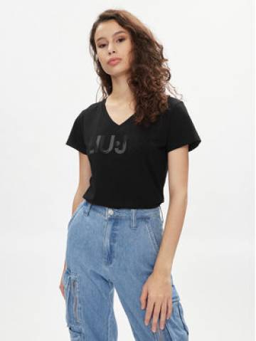 Liu Jo Футболка TA4137 J6040 Чорний Regular Fit Liu Jo Футболка TA4137 J6040 Чорний Regular Fit