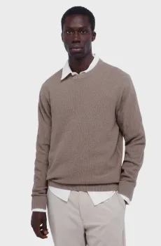 Мужской коричневый джемпер Коричневый XXL SPRINGFIELD 1402536