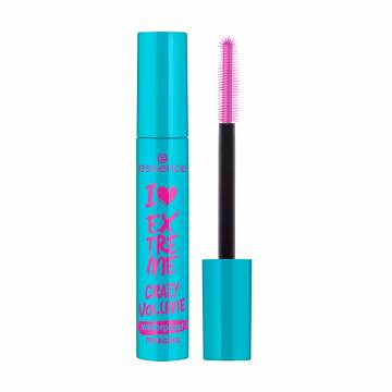 Водостойкая тушь для ресниц Essence I Love Extreme Crazy Volume Waterproof Mascara, Black, 12 мл Водостойкая тушь для ресниц Essence I Love Extreme Crazy Volume Waterproof Mascara, Black, 12 мл