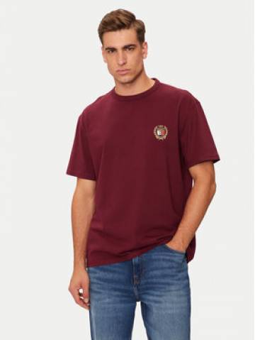 Tommy Jeans Футболка DM0DM19687 Бордовий Regular Fit Tommy Jeans Футболка DM0DM19687 Бордовий Regular Fit