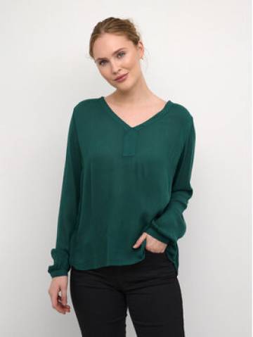 Kaffe Блузка Amber 501032 Зелений Regular Fit Kaffe Блузка Amber 501032 Зелений Regular Fit