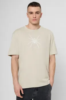 Мужская бежевая футболка Бежевый XL BOSS 50534924;271