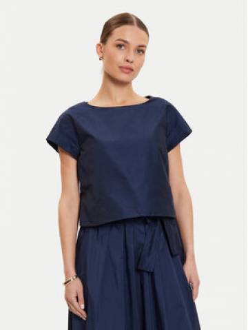 Weekend Max Mara Блузка Parana 2425166021 Cиній Relaxed Fit Weekend Max Mara Блузка Parana 2425166021 Cиній Relaxed Fit