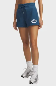 Женские синие шорты Icon Flc Nov Short Синий XS Under Armour 6010982-498