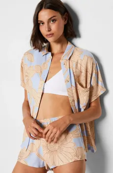 Женская рубашка с узором MAGNOLIA Разноцветный S Etam 6547201