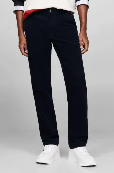 Мужские темно-синие вельветовые чиносы DENTON CHINO CORDUROY GMD Синий 32-32 Tommy Hilfiger MW0MW32932
