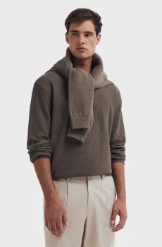 Мужской коричневый свитшот Коричневый L SPRINGFIELD 222059