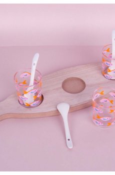 Набор тарелок для дипов з подставкой Helio Ferretti