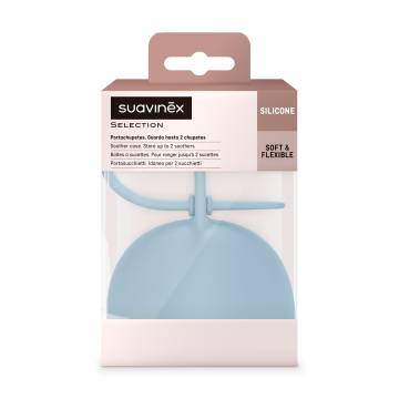 Силиконовый футляр для пустышки Suavinex Colour Essence голубой (401537) Силиконовый футляр для пустышки Suavinex Colour Essence голубой (401537)