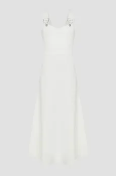 Женское белое платье Белый M Moschino A0482.3703;0002