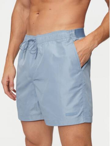 Calvin Klein Swimwear Шорти для плавання KM0KM01082 Голубий Regular Fit Calvin Klein Swimwear Шорти для плавання KM0KM01082 Голубий Regular Fit