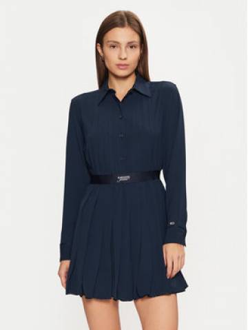 Tommy Jeans Сукня-сорочка DW0DW19474 Cиній Regular Fit Tommy Jeans Сукня-сорочка DW0DW19474 Cиній Regular Fit