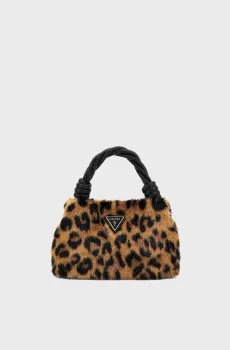 Женская коричневая сумка с узором Коричневый ONESIZE Guess HWLO81.43110;LEO