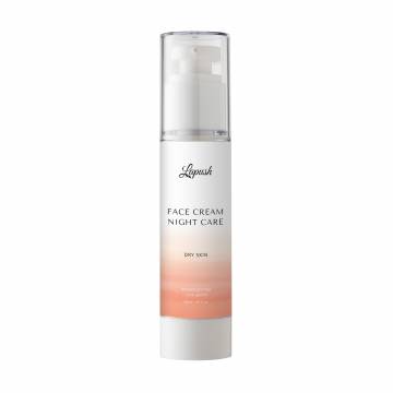 Ночной крем для лица Lapush Face Cream Night Care для сухой кожи, с протеинами риса и маслом карите, 50 мл Ночной крем для лица Lapush Face Cream Night Care для сухой кожи, с протеинами риса и маслом карите, 50 мл