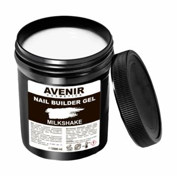 Гель для наращивания ногтей Avenir Cosmetics Builder Gel Pro 01 Milkshake, 1 л Гель для наращивания ногтей Avenir Cosmetics Builder Gel Pro 01 Milkshake, 1 л