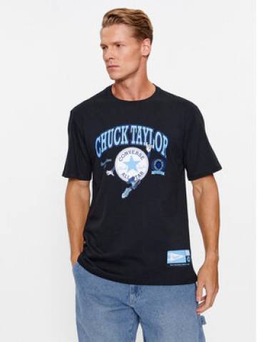 Converse Футболка Chuck Retro Ct Collegiate Ss Tee 10025293-A01 Чорний Regular Fit Converse Футболка Chuck Retro Ct Collegiate Ss Tee 10025293-A01 Чорний Regular Fit
