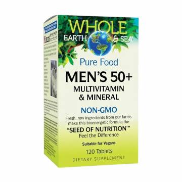 Мультивитаминный и минеральный комплекс для мужчин Natural Factors Mens 50+ Miltivitamin & Mineral, от 50 лет, 120 таблеток Мультивитаминный и минеральный комплекс для мужчин Natural Factors Mens 50+ Miltivitamin & Mineral, от 50 лет, 120 таблеток