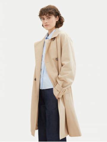 Tom Tailor Тренч 1040488 Бежевий Loose Fit Tom Tailor Тренч 1040488 Бежевий Loose Fit
