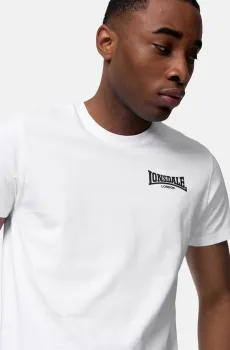 Мужская белая футболка Белый 3XL Lonsdale 117108