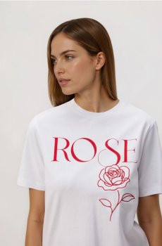 Reserved - Футболка з принтом - білий - 181HT-00X