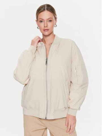 Calvin Klein Куртка бомбер Light Paded Quilt Bomber Jacket K20K205178 Écru Regular Fit Calvin Klein Куртка бомбер Light Paded Quilt Bomber Jacket K20K205178 Écru Regular Fit