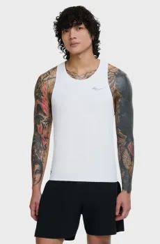 Мужская белая майка ENDORPHIN SINGLET Белый XL Saucony SAM800382-WH
