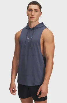 Мужское синее худи Pjt Rck Q3PO SL Hoodie Синий M Under Armour 6005048-044