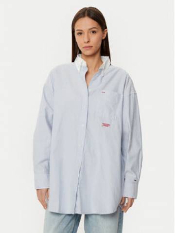 Tommy Jeans Сорочка DW0DW20209 Голубий Oversize Tommy Jeans Сорочка DW0DW20209 Голубий Oversize